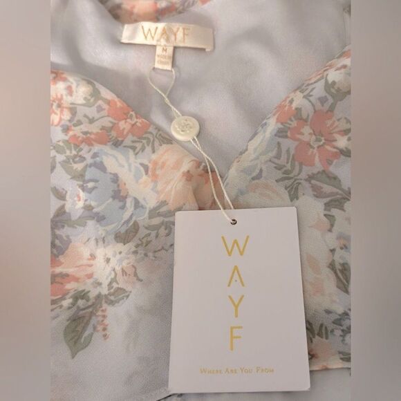 NWT-WAYF Flutter Sleeve Maxi Evening Formal Special events Dress M - Picture 5 of 12